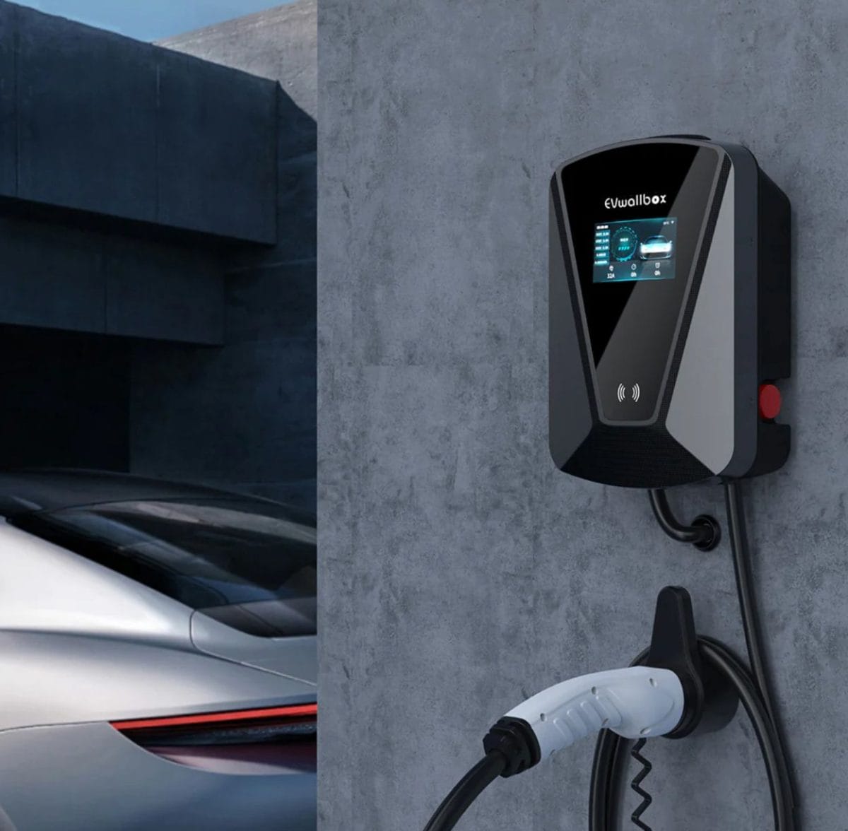 EVwallbox 22 Kw 5 Mt Kablolu Sabit Duvar Tipi Elektrikli Araç Şarj Cihazı - Görsel 9